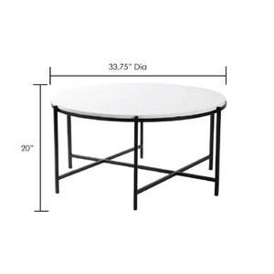 Surya Anaya ANA-001 Accent / Center Table -Handcrafted, Marble Top - Fifth and Modern