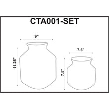 Surya Catalana CTA-001 Decorative Accents Vase Set - Fifth and Modern