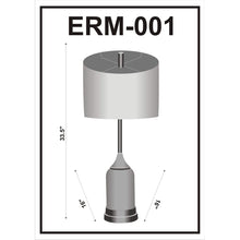 Surya Ellerman ERM-001 Traditional Table Lamp -Gold Antiqued Glass Body - Fifth and Modern