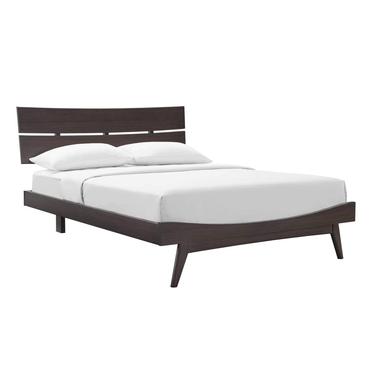 Eco Ridge Summit Platform Bed, Havana Finish, Bamboo - Fifth and Modern