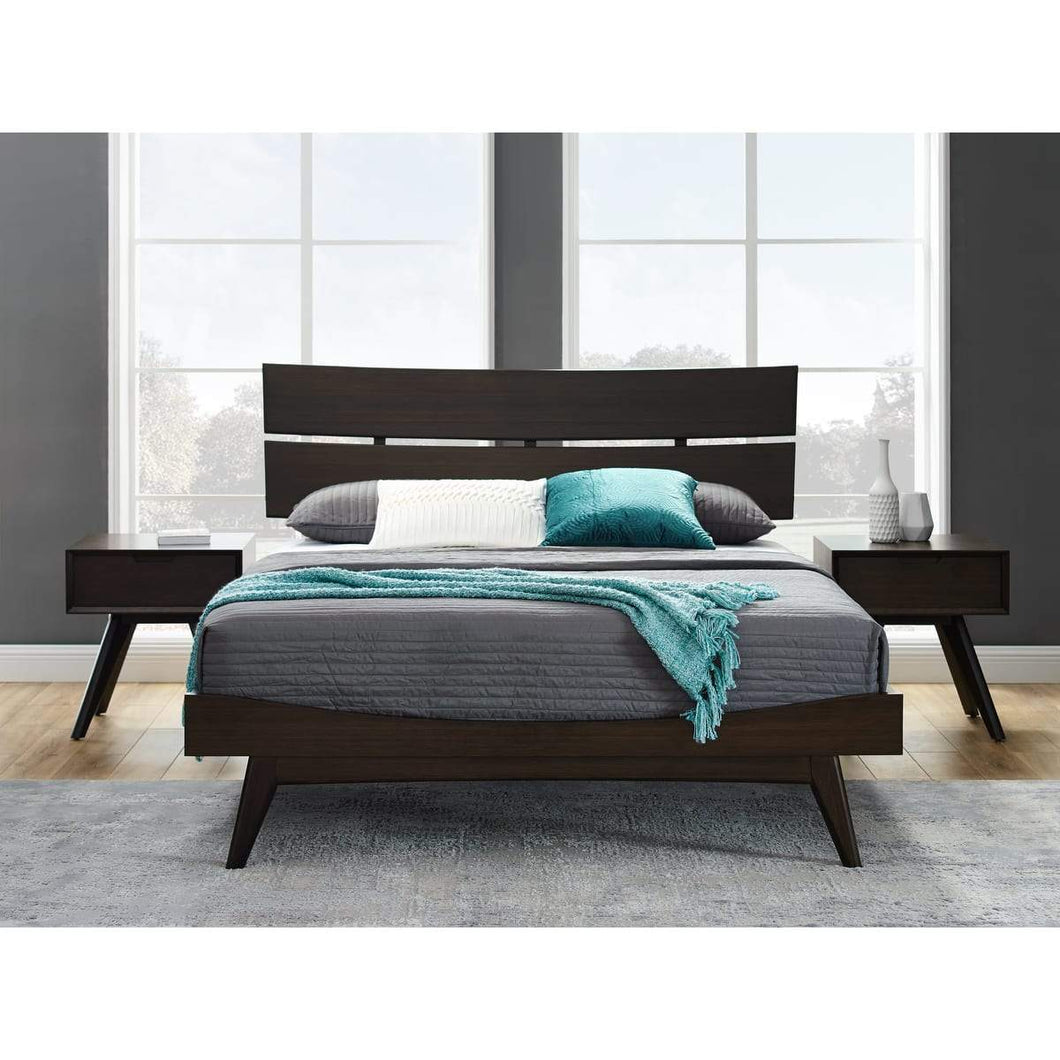 Eco Ridge Summit Platform Bed, Havana Finish, Bamboo - Fifth and Modern