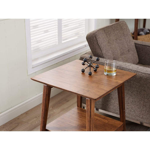 Greenington Antares, End Table, Exotic Finish, Mid-Century Modern, Bamboo - Fifth and Modern