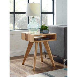 Greenington Azara End Table, Caramelized Finish, Contemporary, Bamboo - Fifth and Modern