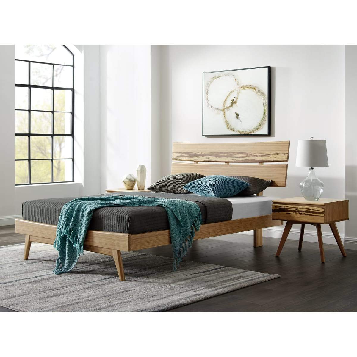 Greenington Azara Platform Bed, Caramelized Finish - Fifth and Modern