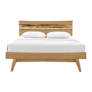 Greenington Azara Platform Bed, Caramelized Finish - Fifth and Modern