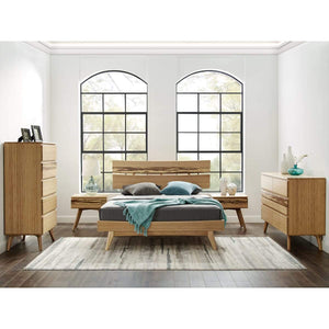 Greenington Azara Platform Bed, Caramelized Finish - Fifth and Modern