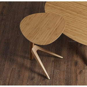 Greenington Rosemary Side Table -Caramelized Finish, Mid-Century Style, Bamboo - Fifth and Modern