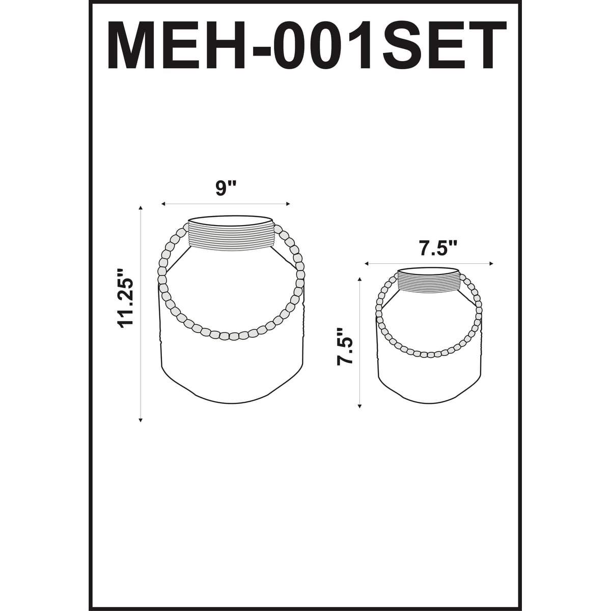 Surya Mehndi MEH-001 Decorative Accents - Fifth and Modern