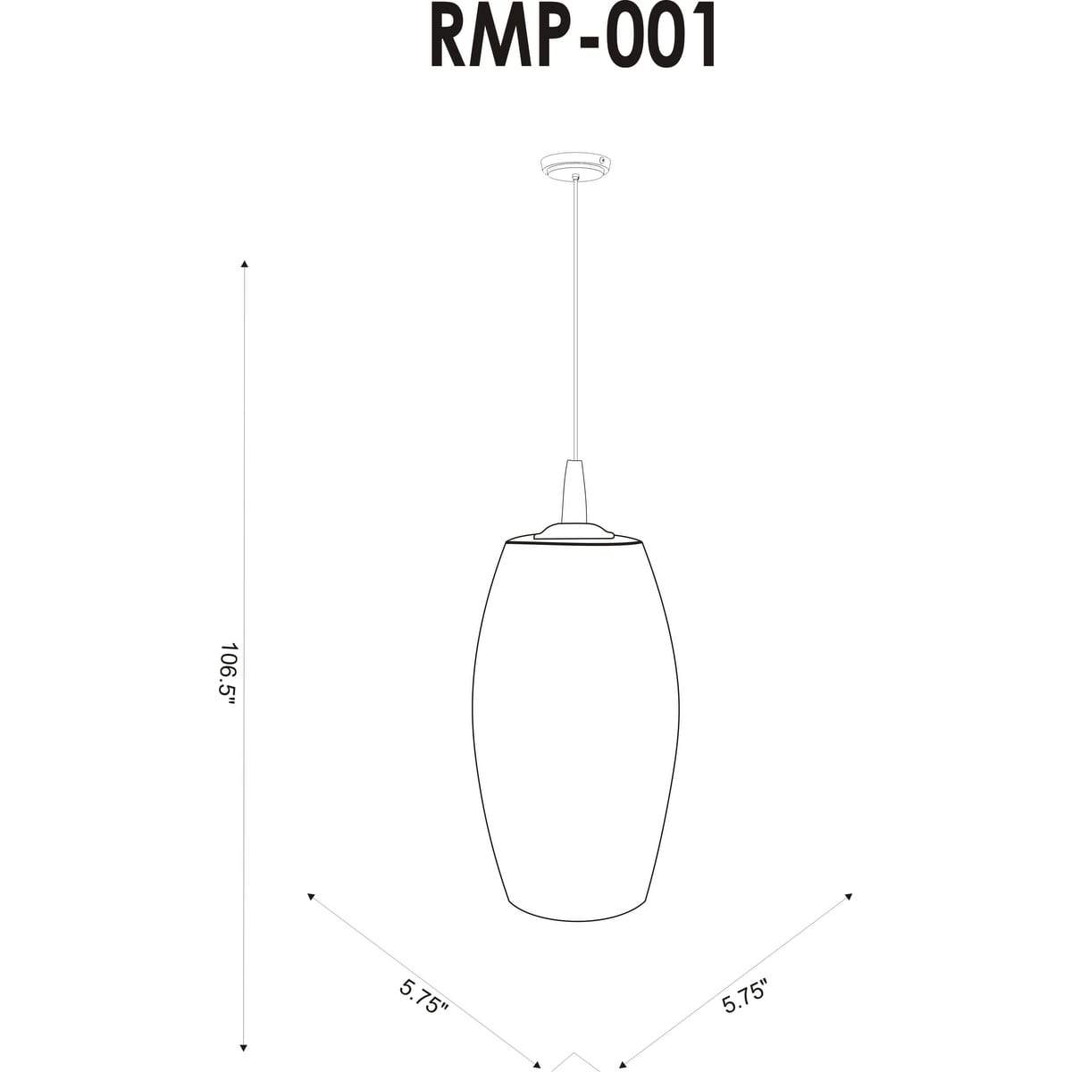 Surya Rampart RMP-001 Modern Pendant Light - Fifth and Modern