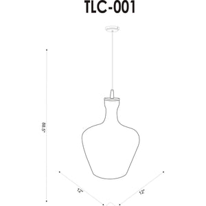 Surya Tilloch TLC-001 Modern Pendant Light - Fifth and Modern