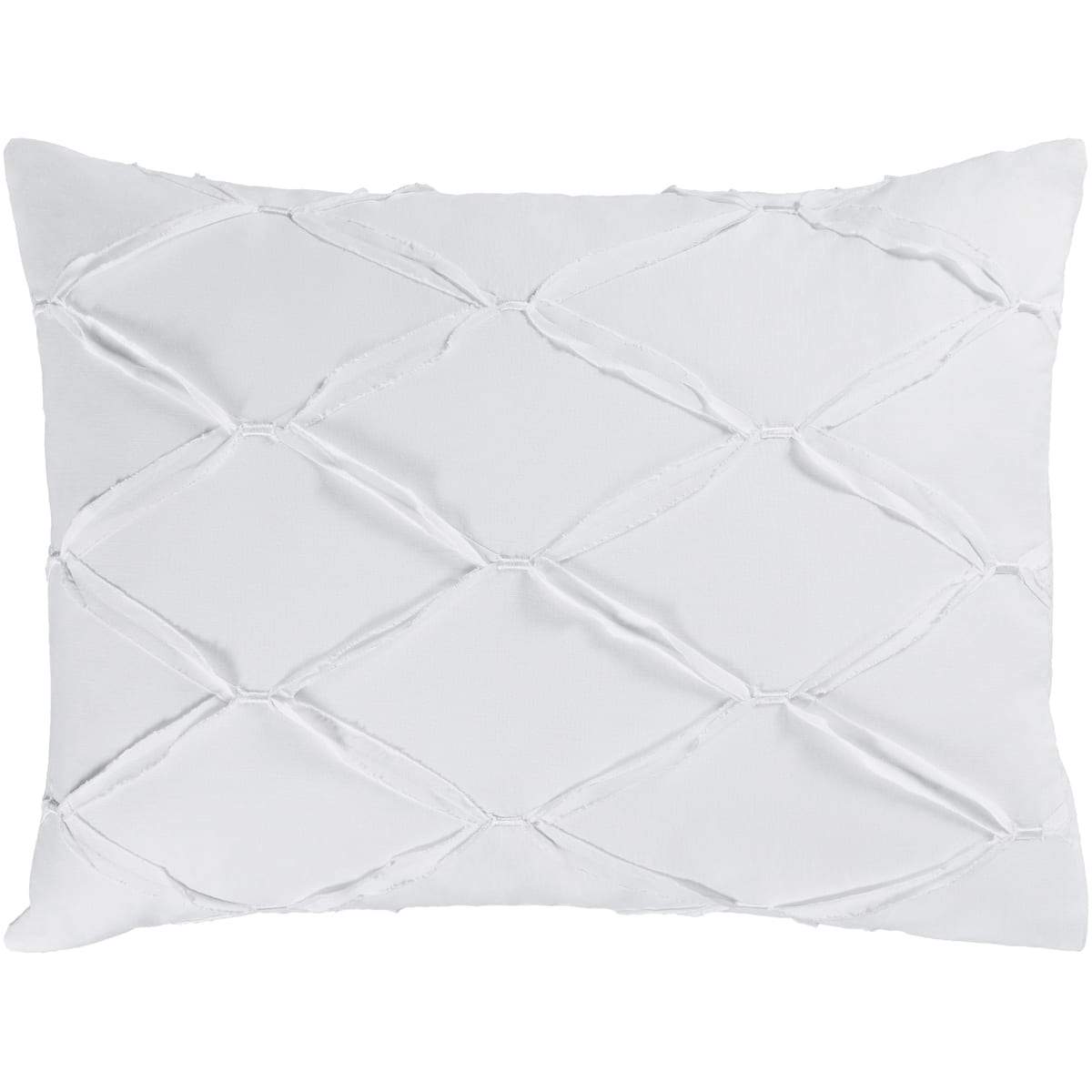 Surya Aiken AIK-9002 Duvet Bedding Set -White - Fifth and Modern