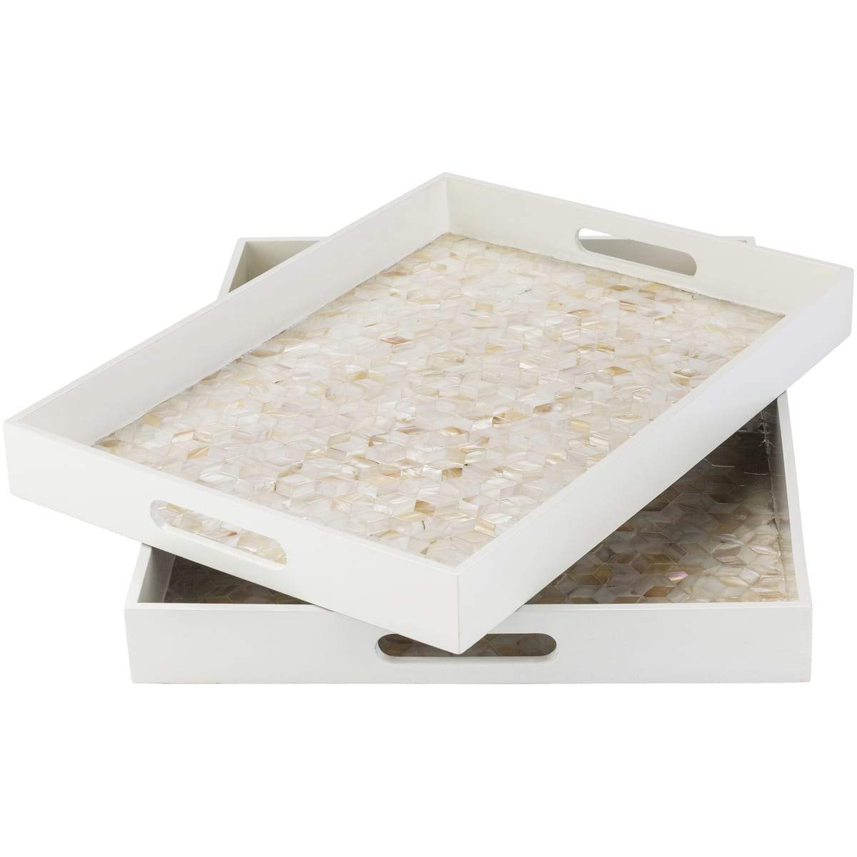 Surya Alessandra ALS-002 Decorative Accents Tray Set - Fifth and Modern