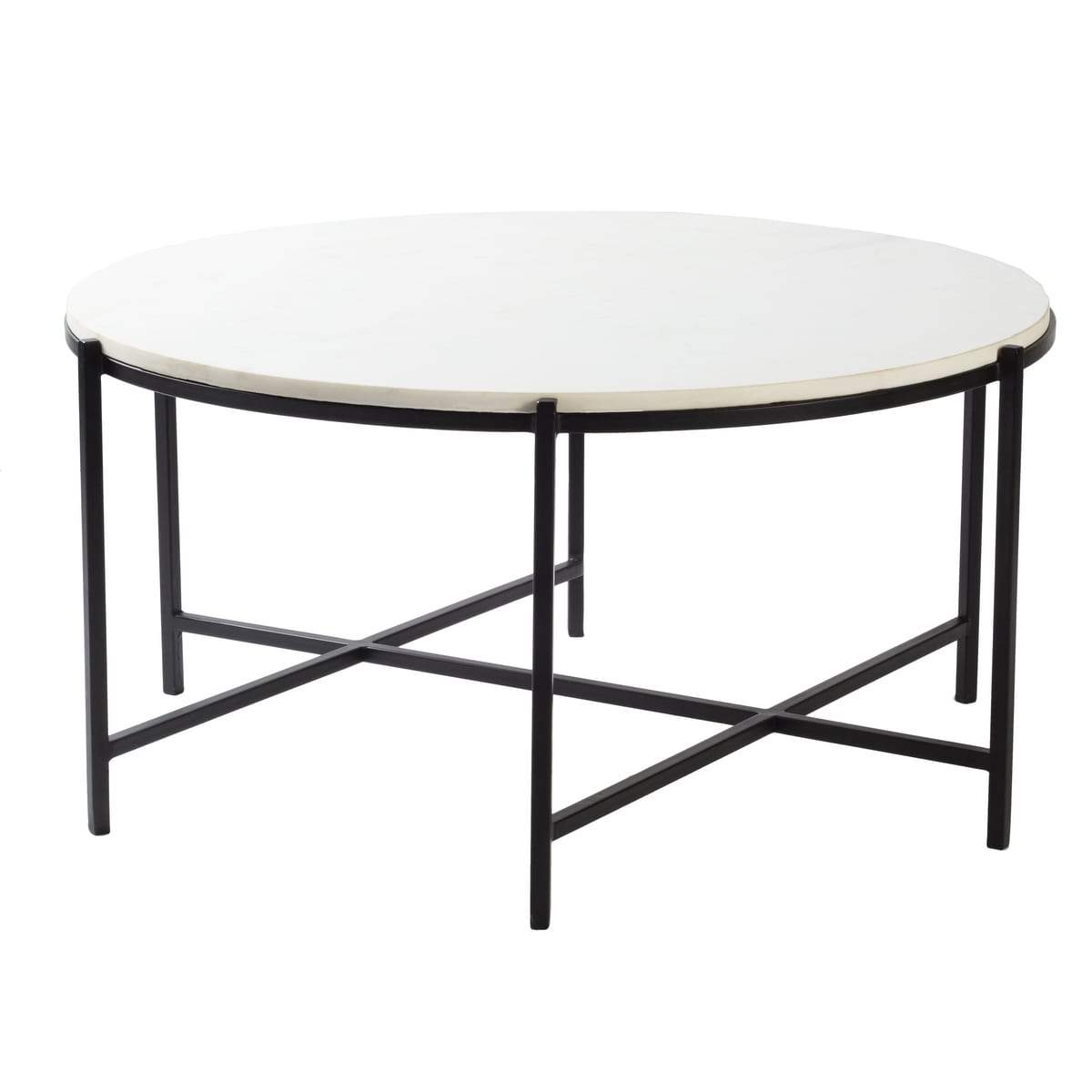 Surya Anaya ANA-001 Accent / Center Table -Handcrafted, Marble Top - Fifth and Modern