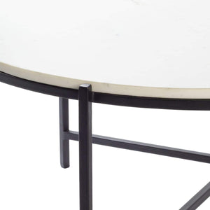 Surya Anaya ANA-001 Accent / Center Table -Handcrafted, Marble Top - Fifth and Modern