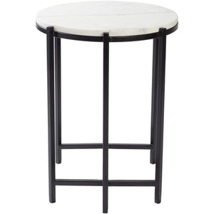 Surya Anaya ANA-002 Accent / End Table -Handcrafted, Marble Top - Fifth and Modern