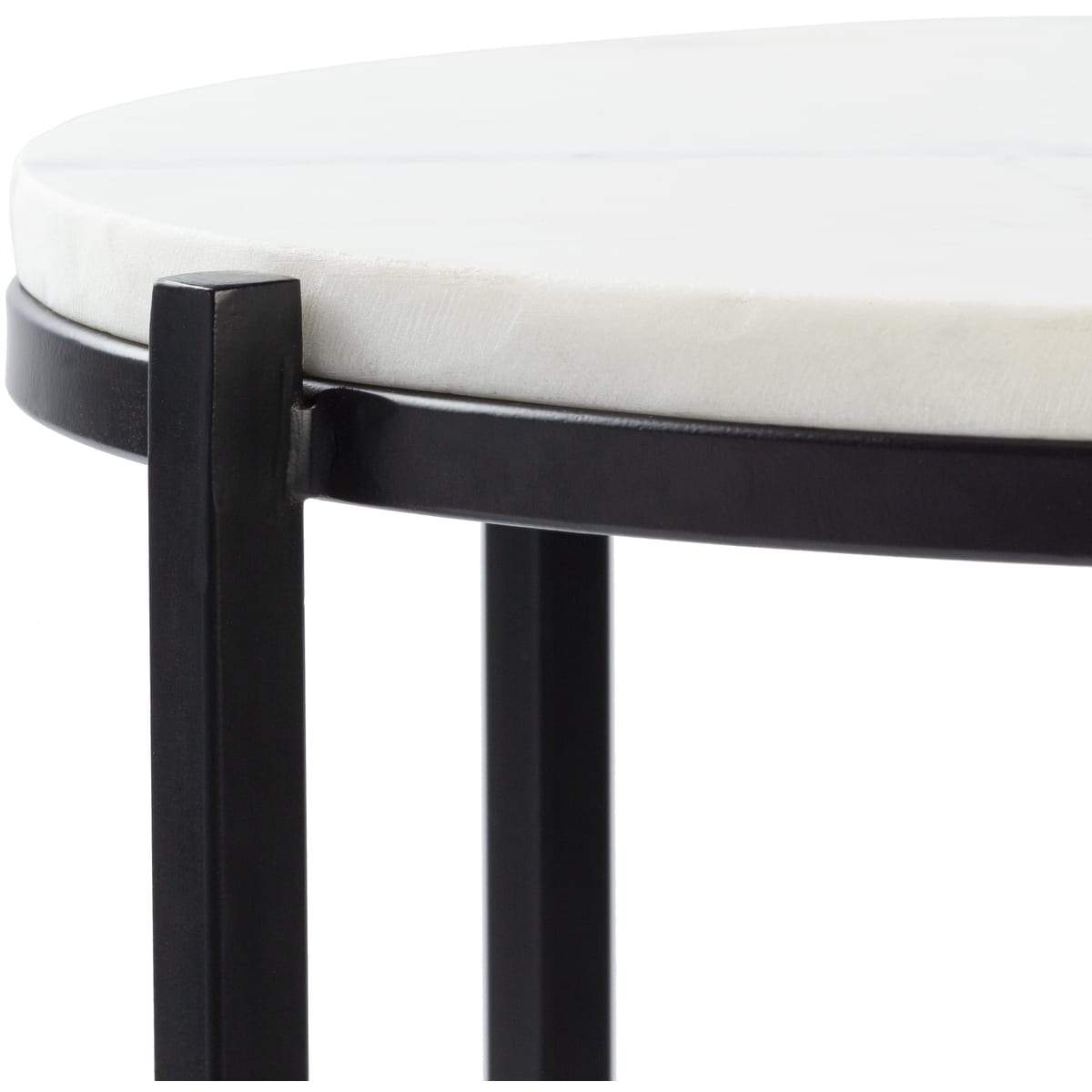 Surya Anaya ANA-002 Accent / End Table -Handcrafted, Marble Top - Fifth and Modern