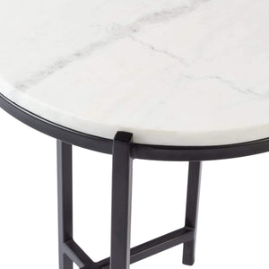 Surya Anaya ANA-002 Accent / End Table -Handcrafted, Marble Top - Fifth and Modern