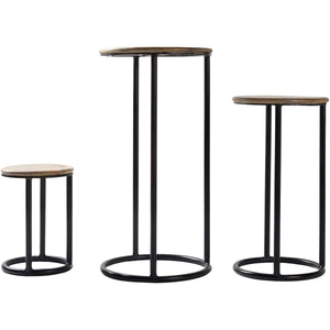 Surya Ansh ANH-002 Accent / Nesting Table Set -Handcrafted - Fifth and Modern