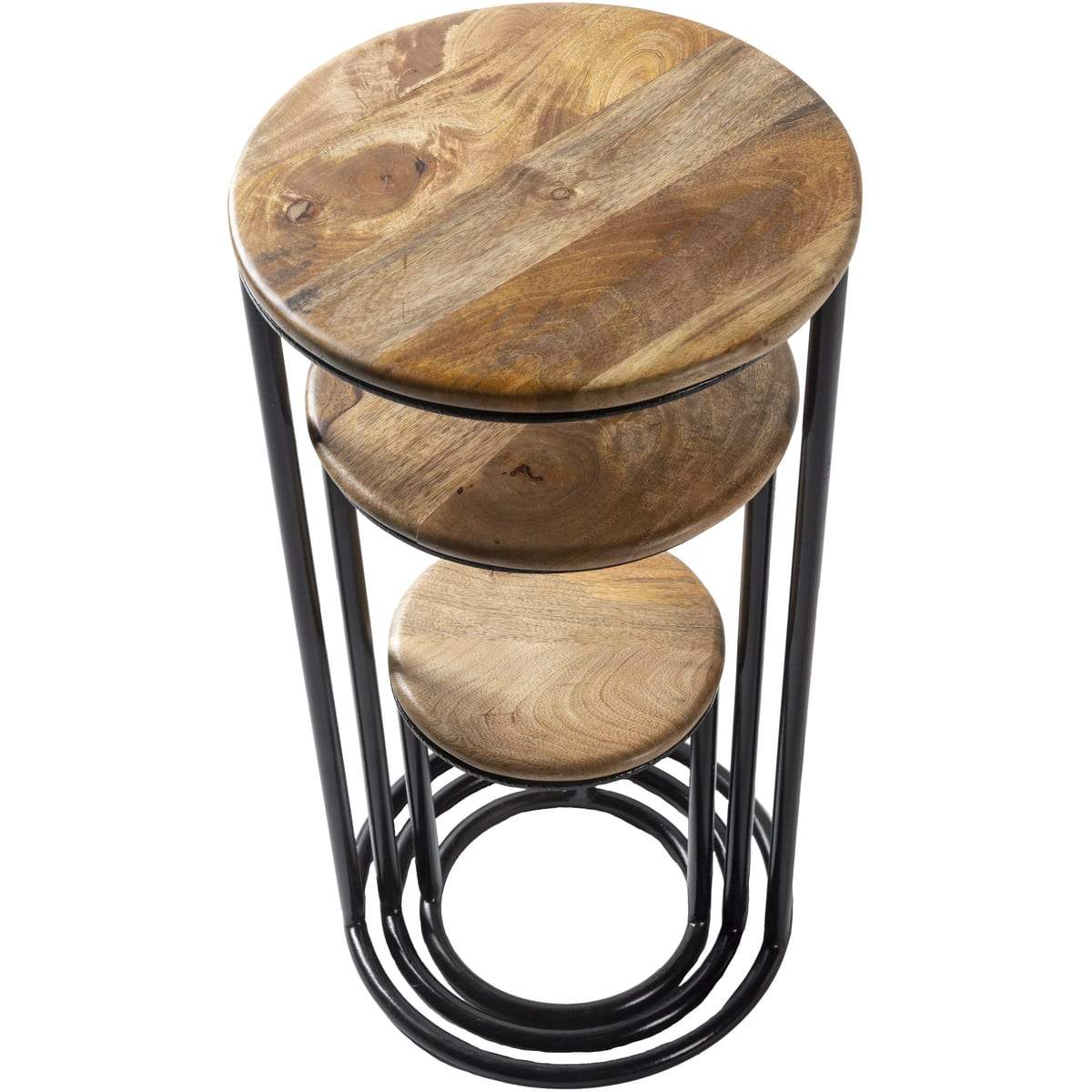 Surya Ansh ANH-002 Accent / Nesting Table Set -Handcrafted - Fifth and Modern