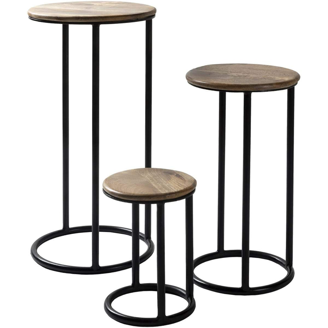 Surya Ansh ANH-002 Accent / Nesting Table Set -Handcrafted - Fifth and Modern