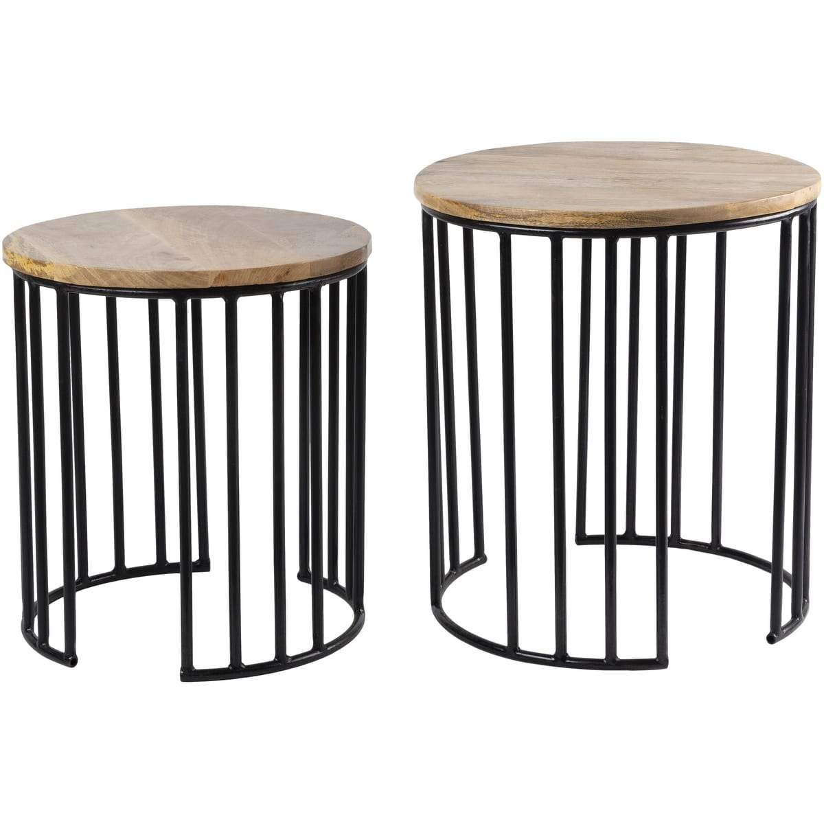 Surya Ansh ANH-003 Accent / Nesting Table Set -Handcrafted - Fifth and Modern