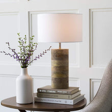 Surya Arbor ARR-970 Transitional Table Lamp -Hand Finished, Bleached Wood Body - Fifth and Modern