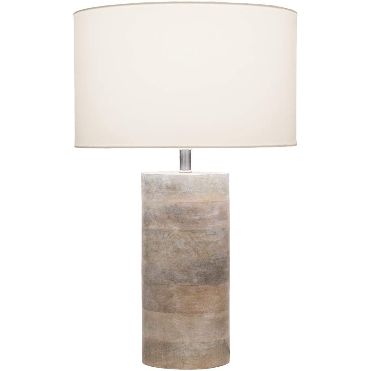 Surya Arbor ARR-970 Transitional Table Lamp -Hand Finished, Bleached Wood Body - Fifth and Modern