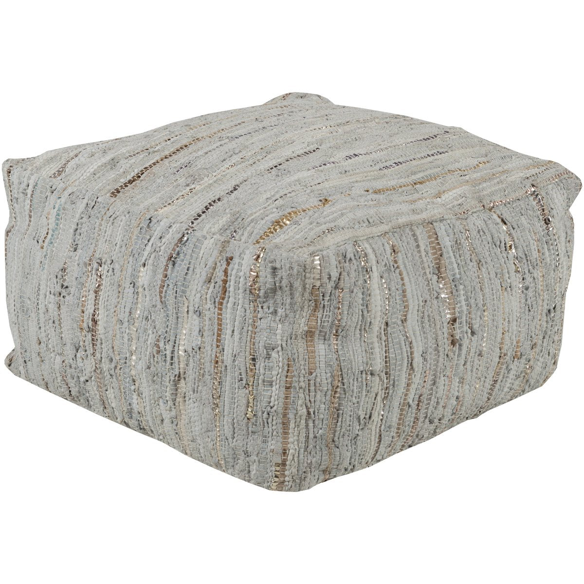 Surya Anthracite ATPF-002 Pouf - Fifth and Modern