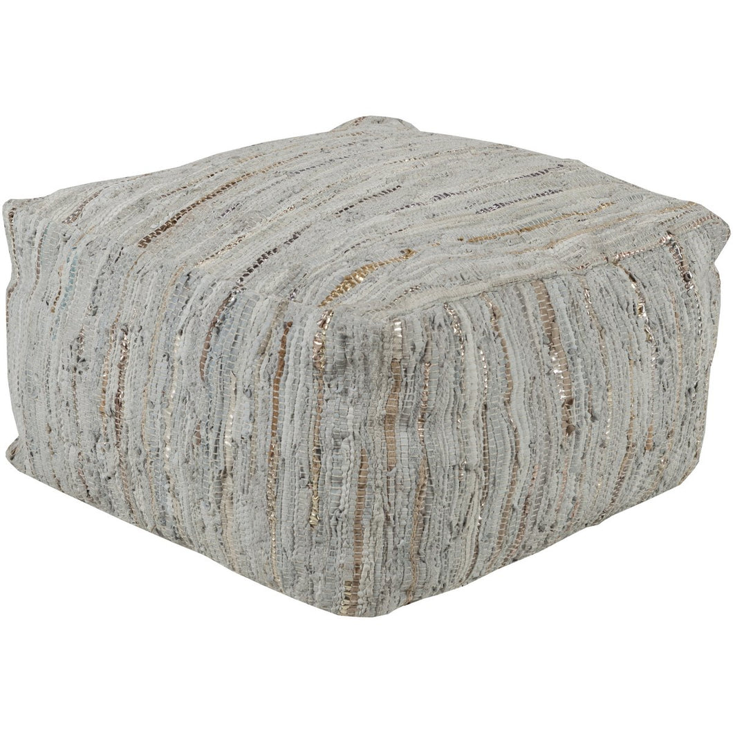 Surya Anthracite ATPF-002 Pouf - Fifth and Modern