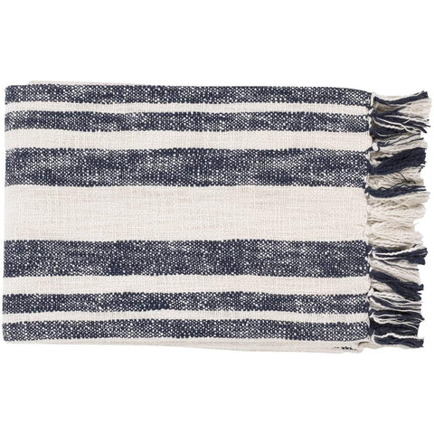 Surya Avila AVL-1000  Transitional Hand Woven Cotton Throw Blanket - Fifth and Modern