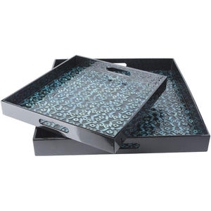 Surya Beverly BEE-003 Decorative Tray Set - Fifth and Modern