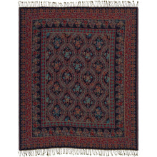 Surya Boteh BEH-1000  Traditional Jacquard Cotton, Wool Throw Blanket - Fifth and Modern