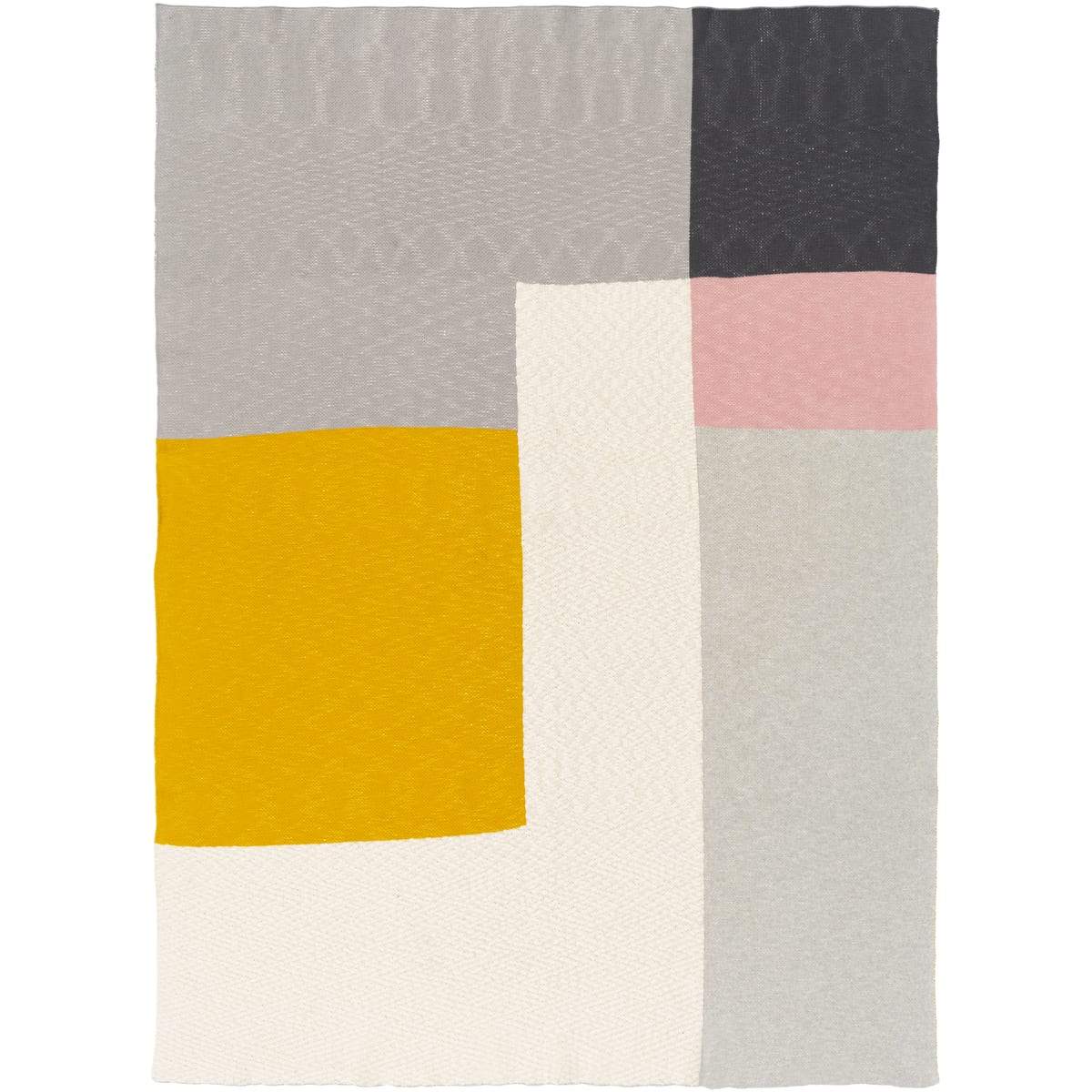 Surya Brickel BKL-1000  Modern Knitted Cotton Throw Blanket - Fifth and Modern