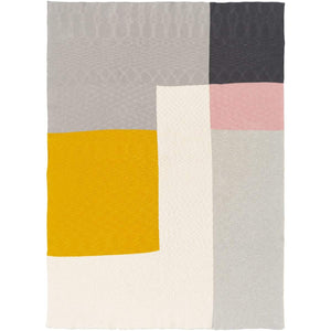 Surya Brickel BKL-1000  Modern Knitted Cotton Throw Blanket - Fifth and Modern