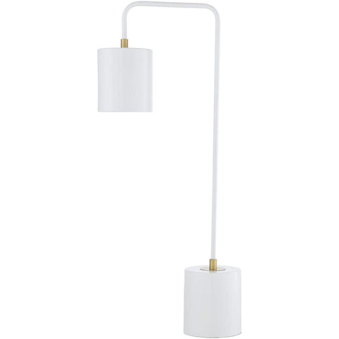 Surya Boomer BME-003 Modern Table Lamp -White - Fifth and Modern