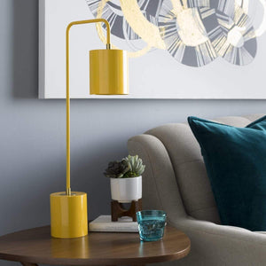 Surya Boomer BME-001 Modern Table Lamp -Bright Yellow - Fifth and Modern