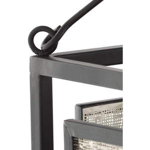 Surya Brynlee BNL-002 Transitional Pendant Light -Black/Silver - Fifth and Modern