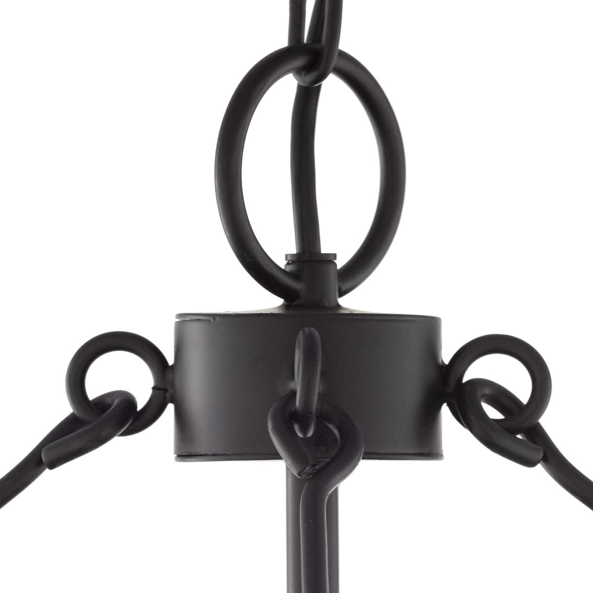 Surya Brynlee BNL-002 Transitional Pendant Light -Black/Silver - Fifth and Modern