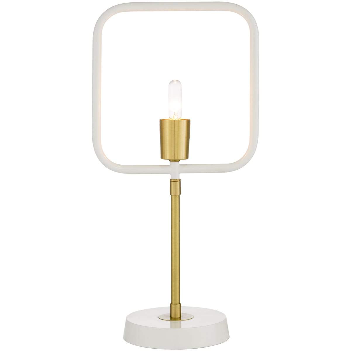 Surya Bowie BOW-005 Modern Table Lamp -White - Fifth and Modern