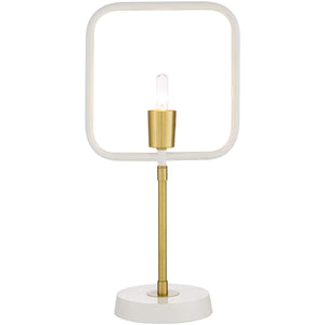 Surya Bowie BOW-005 Modern Table Lamp -White - Fifth and Modern