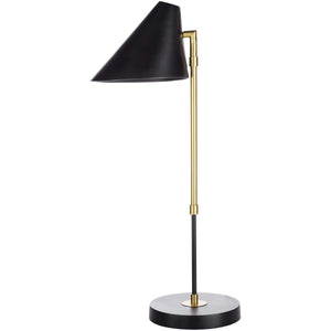 Surya Bauer BUE-001 Modern Table Lamp -Polished Brass - Fifth and Modern