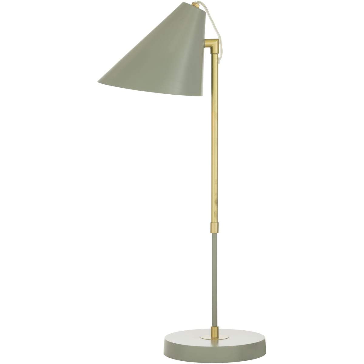 Surya Bauer BUE-003 Modern Table Lamp -Gray - Fifth and Modern