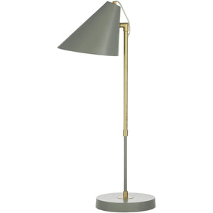 Surya Bauer BUE-003 Modern Table Lamp -Gray - Fifth and Modern