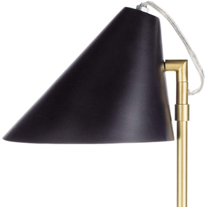 Surya Bauer BUE-001 Modern Table Lamp -Polished Brass - Fifth and Modern