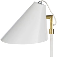 Surya Bauer BUE-002 Modern Table Lamp -White - Fifth and Modern