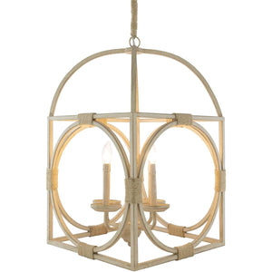 Surya Braylee BYE-001 Transitional Pendant Light -Decoupage - Fifth and Modern