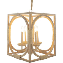 Surya Braylee BYE-002 Transitional Pendant Light -White-washed - Fifth and Modern