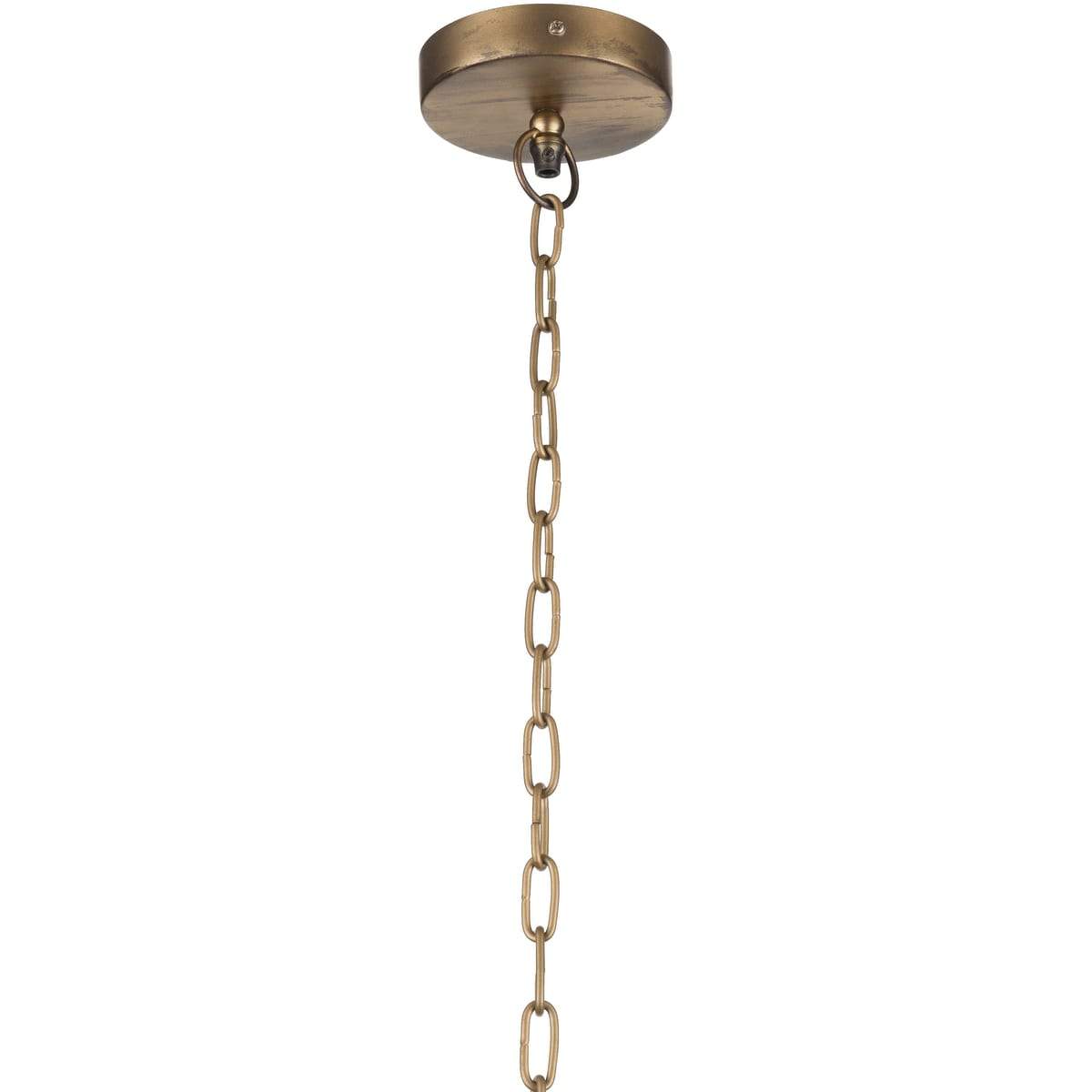 Surya Candler CDL-001 Modern Pendant Light -White/Gold Antiqued - Fifth and Modern