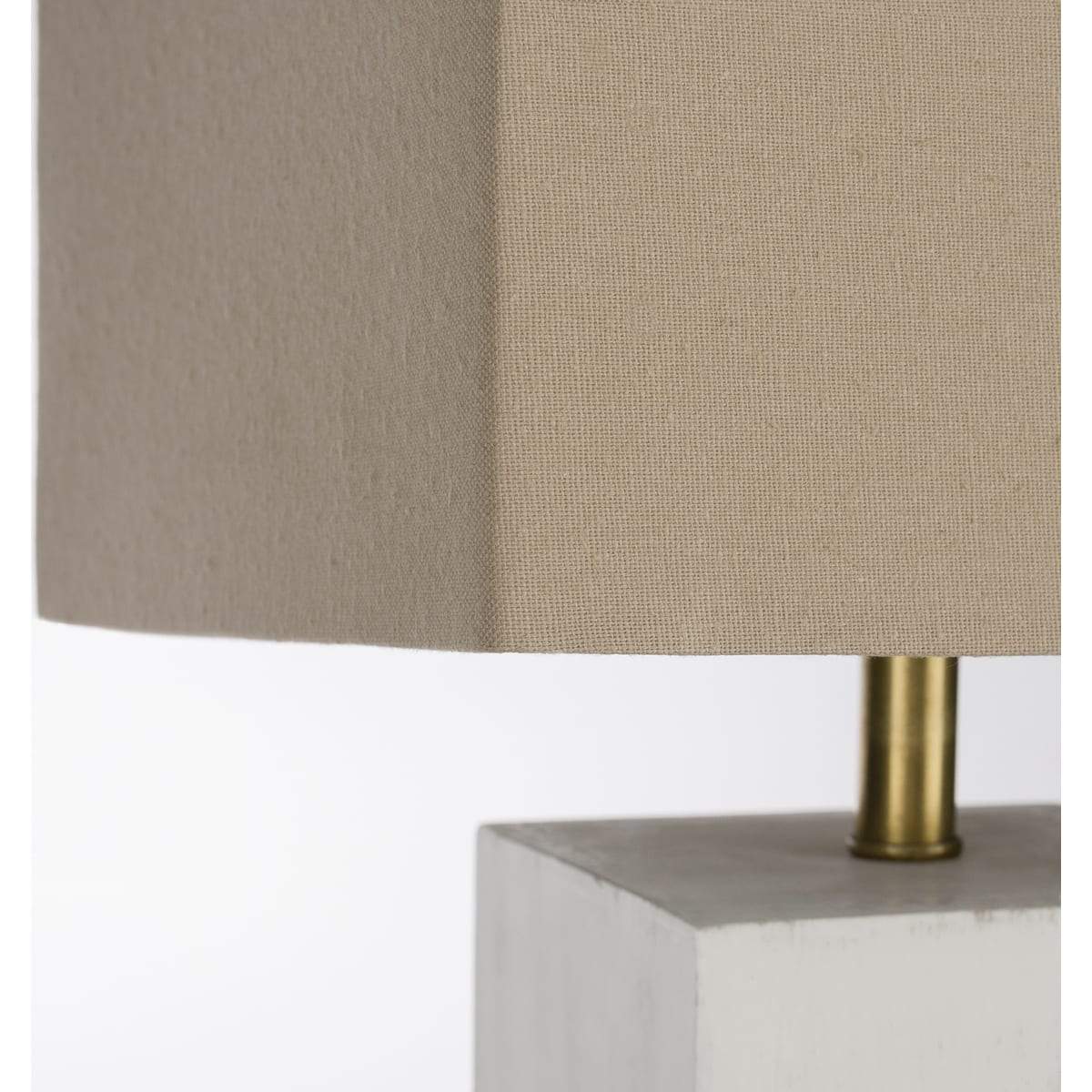 Surya Creed CEE-001 Transitional Table Lamp -White Washed Wood Body - Fifth and Modern