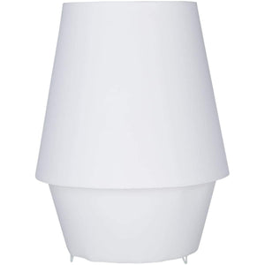 Surya Campos CMO-003 Modern Table Lamp -White Fabric Body - Fifth and Modern